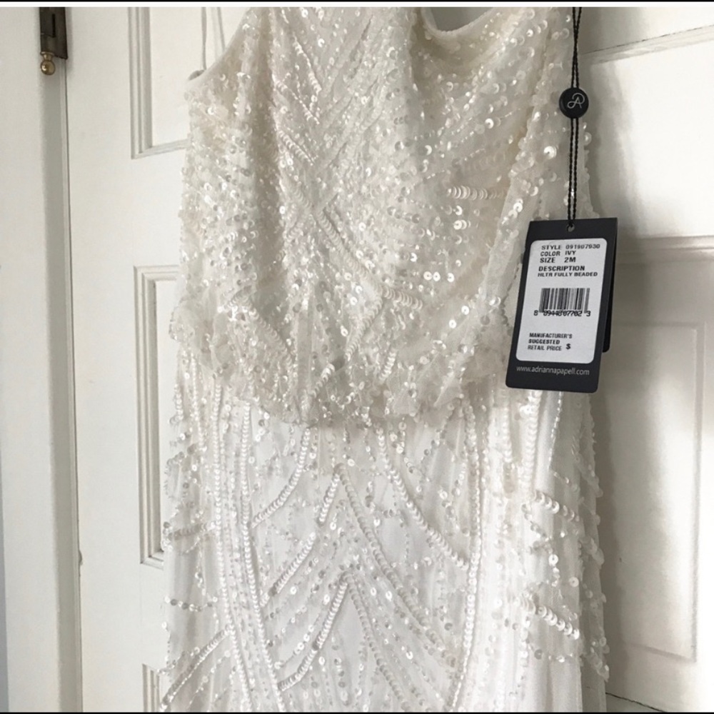 Gorgeous Beaded Wedding/Formal Dress - Picture 2 of 5